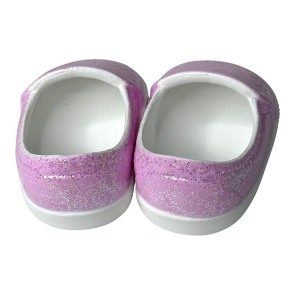 American Girl PINK SHOES Glitter Sparkle Truly Me Meet Outfit Doll Accessories - Picture 5 of 7